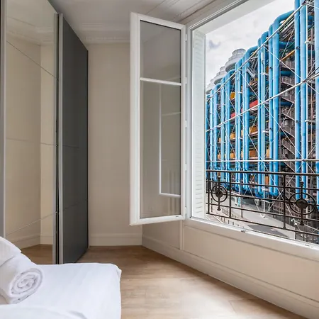Charming And Bright 1bdr Near The Marais شقة باريس